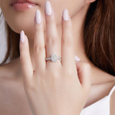 Geometric Halo Spark Ring